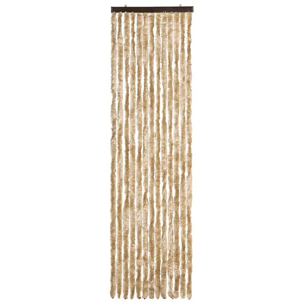 vidaXL Insektgardin beige 56x200 cm chenille