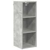 vidaXL Hengende skap Betonggr&aring; 30 x 29,5 x 80 cm Konstruert tre