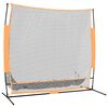 vidaXL Golfnett svart og oransje 215x107x216 cm polyester