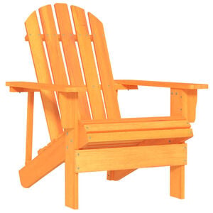 vidaXL Adirondack hagestol heltre gran oransje