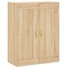 vidaXL Highboard sonoma eik 69,5x34x180 cm konstruert tre