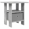 vidaXL Nattbord Betonggr&aring; 41 x 40 x 45 cm Konstruert tre