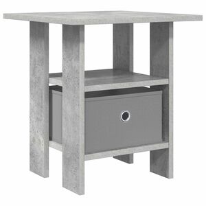 vidaXL Nattbord Betonggr&aring; 41 x 40 x 45 cm Konstruert tre