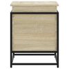 vidaXL Oppbevaringsboks sonoma eik 60x40x51,5 cm konstruert tre