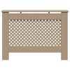 vidaXL Radiatordeksel 112x19x81,5 cm MDF