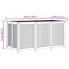 vidaXL Putekasse 150x80x75 cm heltre akasie