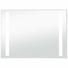 vidaXL LED-veggspeil til bad 100x60 cm