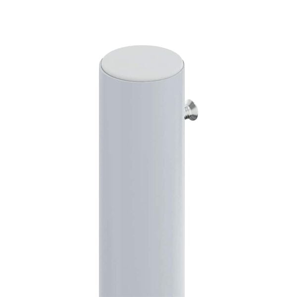 vidaXL Uttrekkbar sidemarkise 160x1200 cm kremhvit