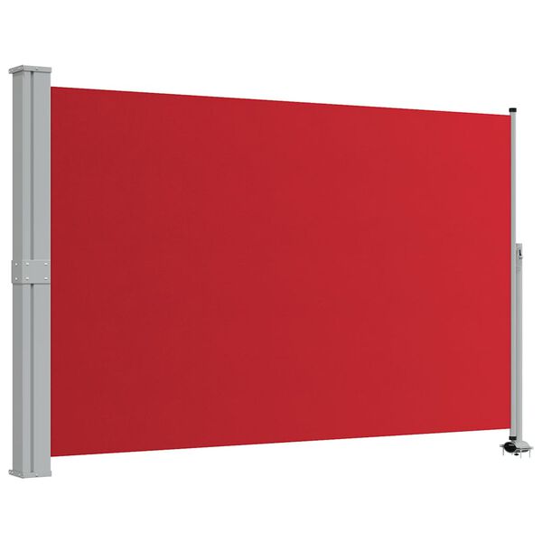 vidaXL Uttrekkbar sidemarkise 160x300 cm r&oslash;d