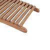 vidaXL Sammenleggbar solseng heltre teak