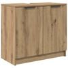 vidaXL Baderomsskap Artisan Eik 64,5 x 33,5 x 59 cm Konstruert tre