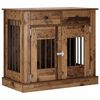 vidaXL Hundebur M&oslash;bel Gammelt tre 90 x 47,5 x 80 cm Konstruert tre