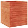 vidaXL Plantekasse voksbrun 40x40x46 cm heltre furu