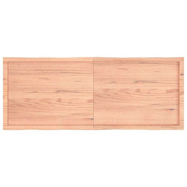 vidaXL Bordplate lysebrun 160x60x(2-4)cm behandlet heltre naturlig