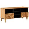 vidaXL Oppbevaringsskap Brun 100 x 33,5 x 46 cm Massiv mango tre