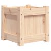 vidaXL Plantekasse 31x31x31 cm heltre furu