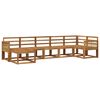 vidaXL Utend&oslash;rs sofa-sett 7 pcs Naturlig Solid akasietre