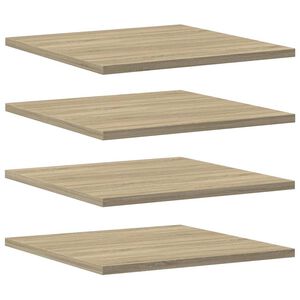 vidaXL Hylleplater 4 stk sonoma eik 40x40x1,5 cm sponplate