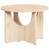 vidaXL Kaffebord Naturlig 50 x 50 x 35 cm Heltre furu