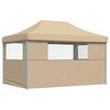 vidaXL Partytelt Beige 292 x 440 x 315 cm Oxford Stoff