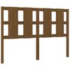vidaXL Sengegavl honningbrun 125,5x4x100 cm heltre furu
