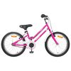 vidaXL Barnesykkel 22 Tommer for 7-12 &aring;r gammel Rosa Hvit