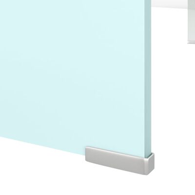 vidaXL TV-benk glass grønn 110x30x13 cm