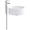 vidaXL Vaskeservant for bad Krom 40,5 x 40,5 x 15,5 cm Metall