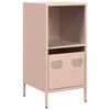 vidaXL Skjenk rosa 35x39x73,5 cm kaldvalset st&aring;l