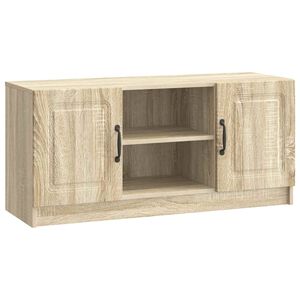 vidaXL TV-skap Sonoma eik 102 x 34,5 x 47 cm Konstruert tre
