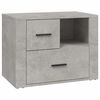vidaXL Nattbord betonggr&aring; 60x36x45 cm konstruert tre