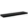 vidaXL Flytende vegghyller 2 stk h&oslash;yglans svart 90x23,5x3,8 cm MDF