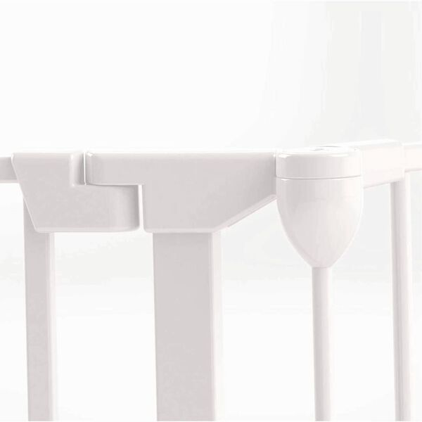 Noma 3-Panel sikkerhetsgrind Modular metall hvit 94054