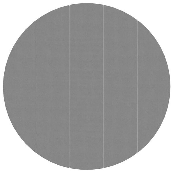 vidaXL Bassengduk lysegr&aring; &Oslash;550 cm polyester geotekstil