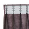 vidaXL Fl&oslash;yel Gardiner med gardiner 2 pcs Brun 245 x 140 cm Fl&oslash;yel