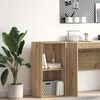 vidaXL Bokhylle artisan eik 40x30x77 cm konstruert tre
