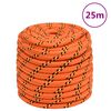 vidaXL B&aring;ttau oransje 16 mm 25 m polypropylen