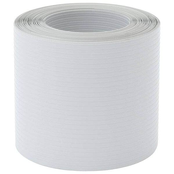 vidaXL Hageskjermer 10 stk lysegrå 252,5x19 cm PVC