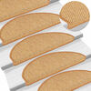 vidaXL Selvklebende trappematter sisal-utseende 15 stk 65x21x4 sisal