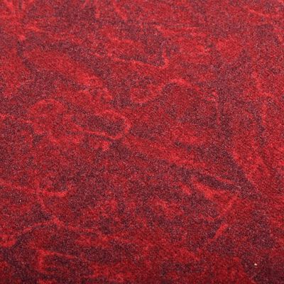 vidaXL Teppeløper 80x500 cm rød sklisikker