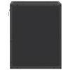 vidaXL Veggmonterte nattbord 2 stk svart 40x31x39,5 cm