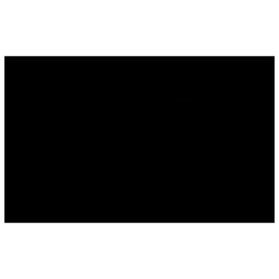 vidaXL Bassengtrekk svart 260x160 cm PE