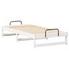 vidaXL Sengestamme Hvit 75 x 190 cm Massiv furu