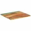 vidaXL Rektangulær bordplate 70x80 cm 25-27 mm gjenvunnet heltre