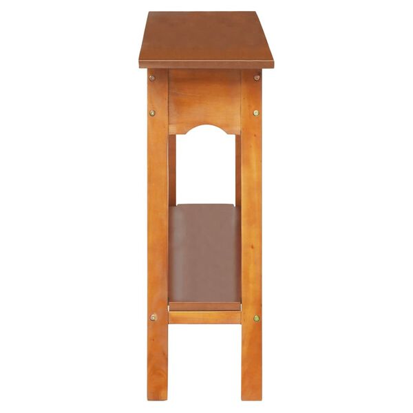 vidaXL Konsollbord 110x30x75 cm heltre mahogni