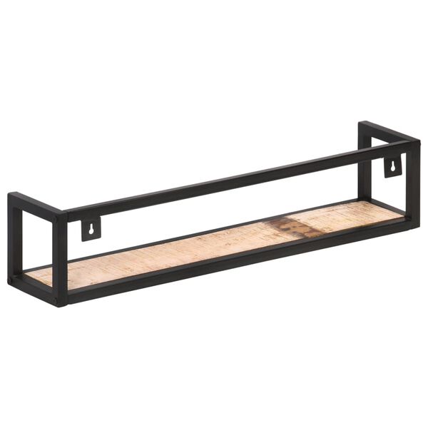 vidaXL Vegghyller 2 stk 80 cm gjenvunnet heltre