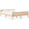 vidaXL Sengeramme heltre furu 160x200 cm