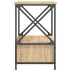 vidaXL Nattbord 2 stk sonoma eik 50x41x65 cm konstruert tre