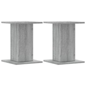 vidaXL Plantestativer 2 stk gr&aring; sonoma 30x30x40 cm konstruert tre