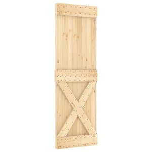 vidaXL Skyved&oslash;r NARVIK Naturlig og svart 70 x 210 cm (213,5 cm)